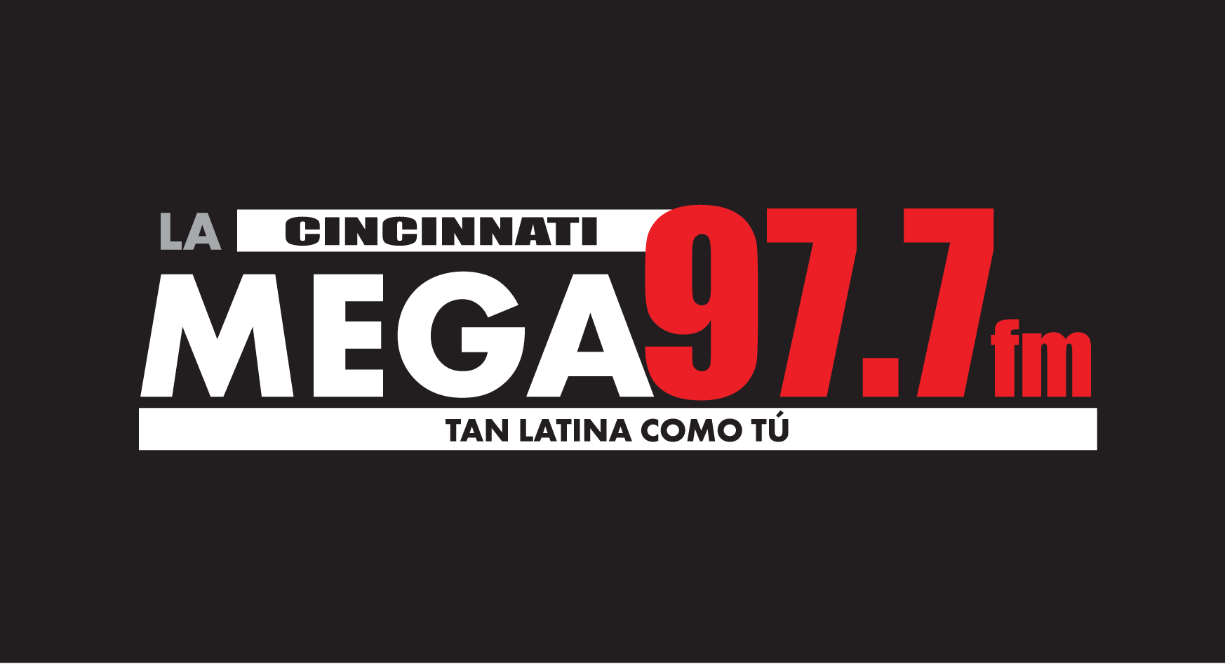 La Mega 97.7 Cincinnati Radio Logo