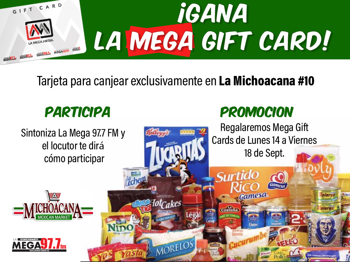 La Mega Gift Card: La Michoacana #10