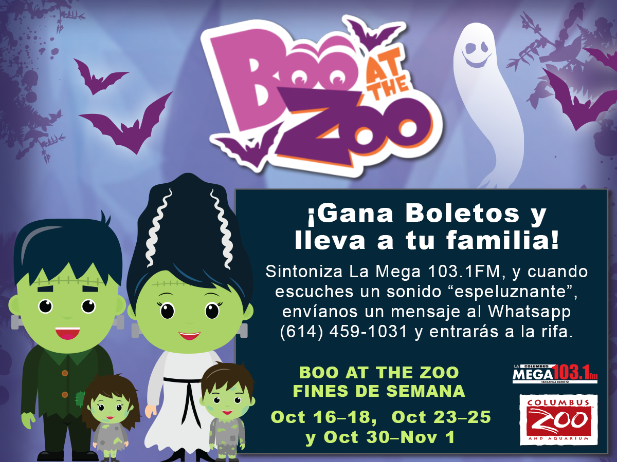 ¡Gana Boletos para Boo at the Zoo!