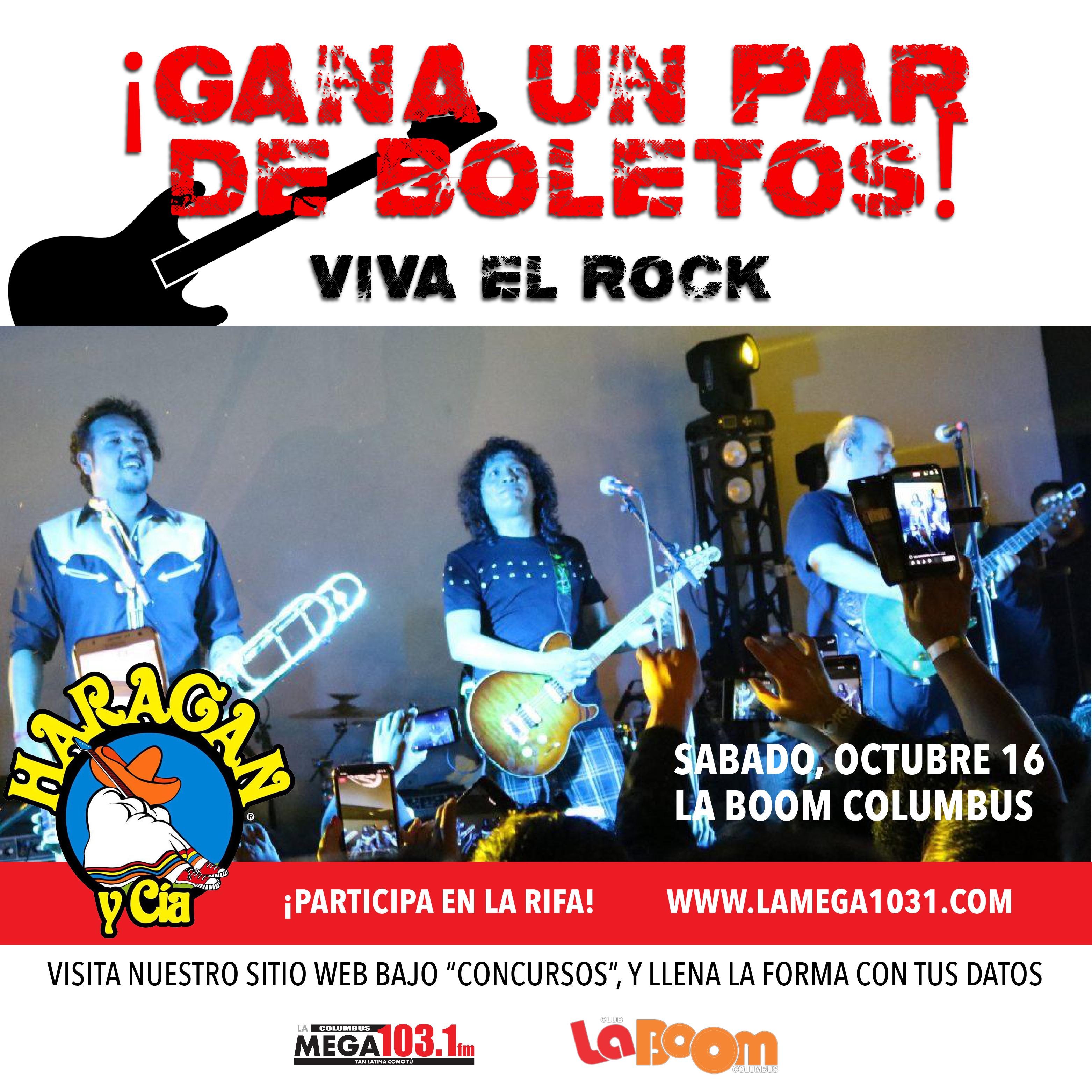Viva el Rock! Gana boletos para El Haragán y Cia